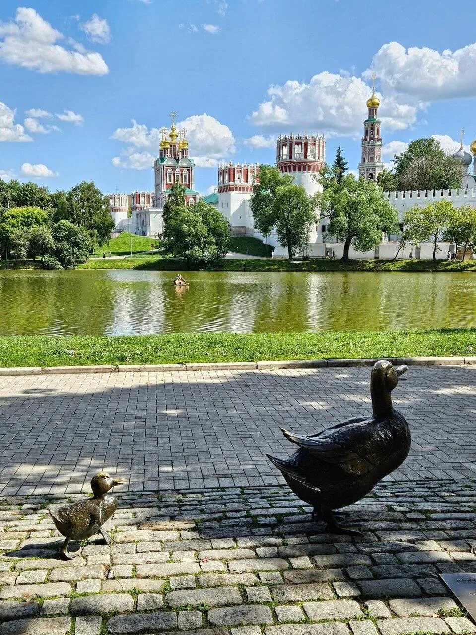 🍂 Осень у Новодевичьих прудов