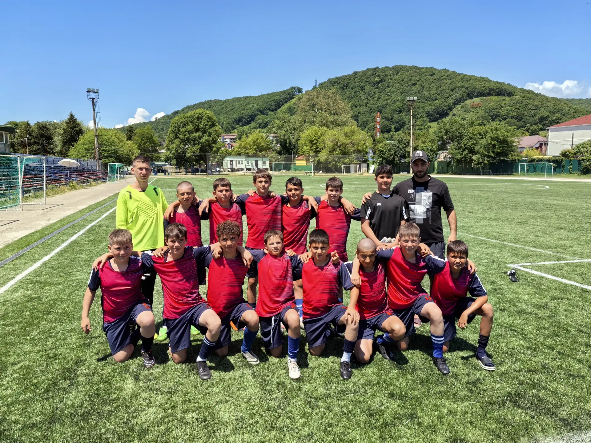 ⚽️Сборная команда Пригородного района в пгт. Михайловский Краснодарского края участники «Кубка Черно