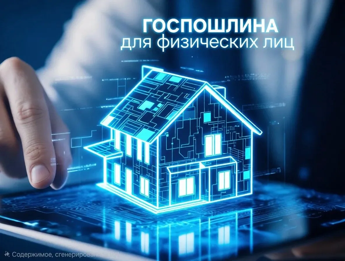 Размер госпошлины при совершении сделок с недвижимостью для физических лиц в 2026 году.
