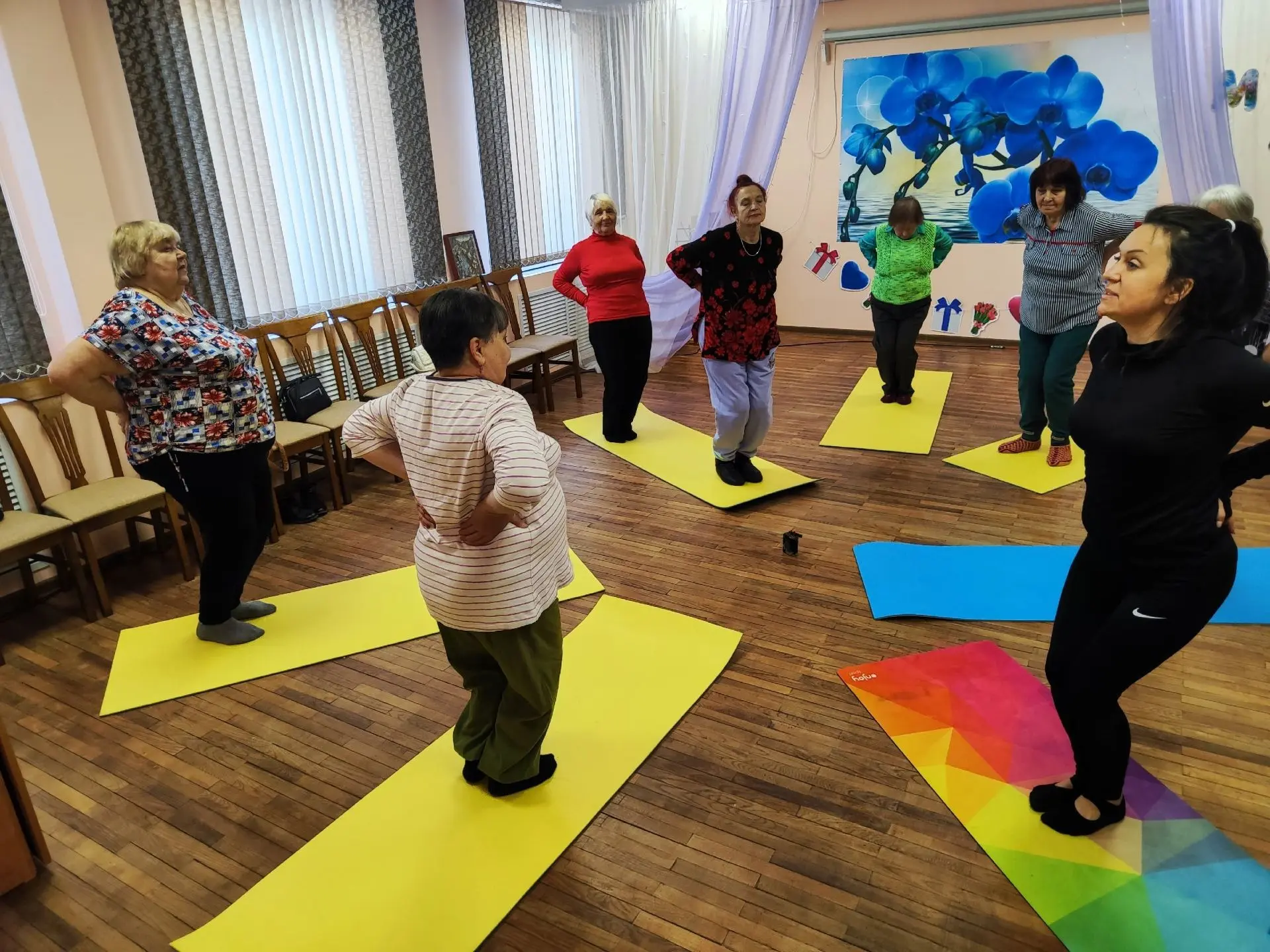 🌟Гармония тела и духа ⁣ 🏡В "Клубе золотого возраста" Монастырщинского комплексного центра социальног