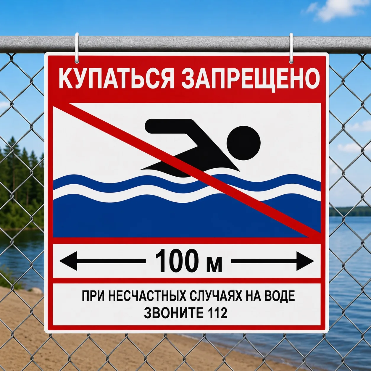 Купание запрещено!