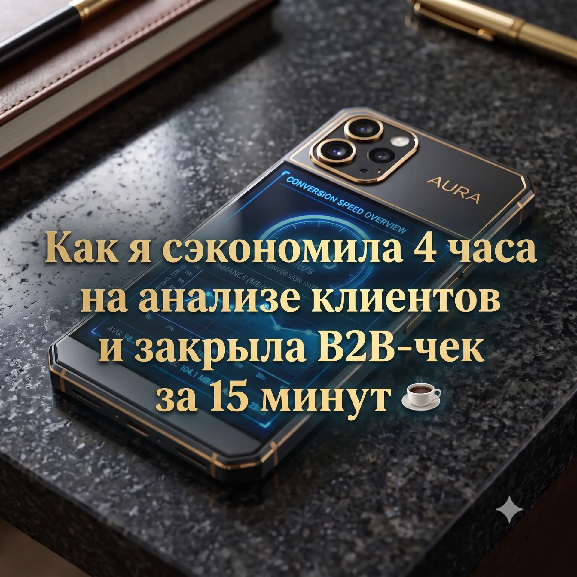 Как я сэкономила 4 часа на анализе клиентов и закрыла B2B-чек за 15 минут ☕️