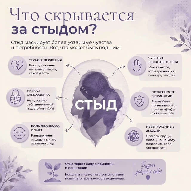 Стыд не всегда говорит о том, что с нами что-то не так.