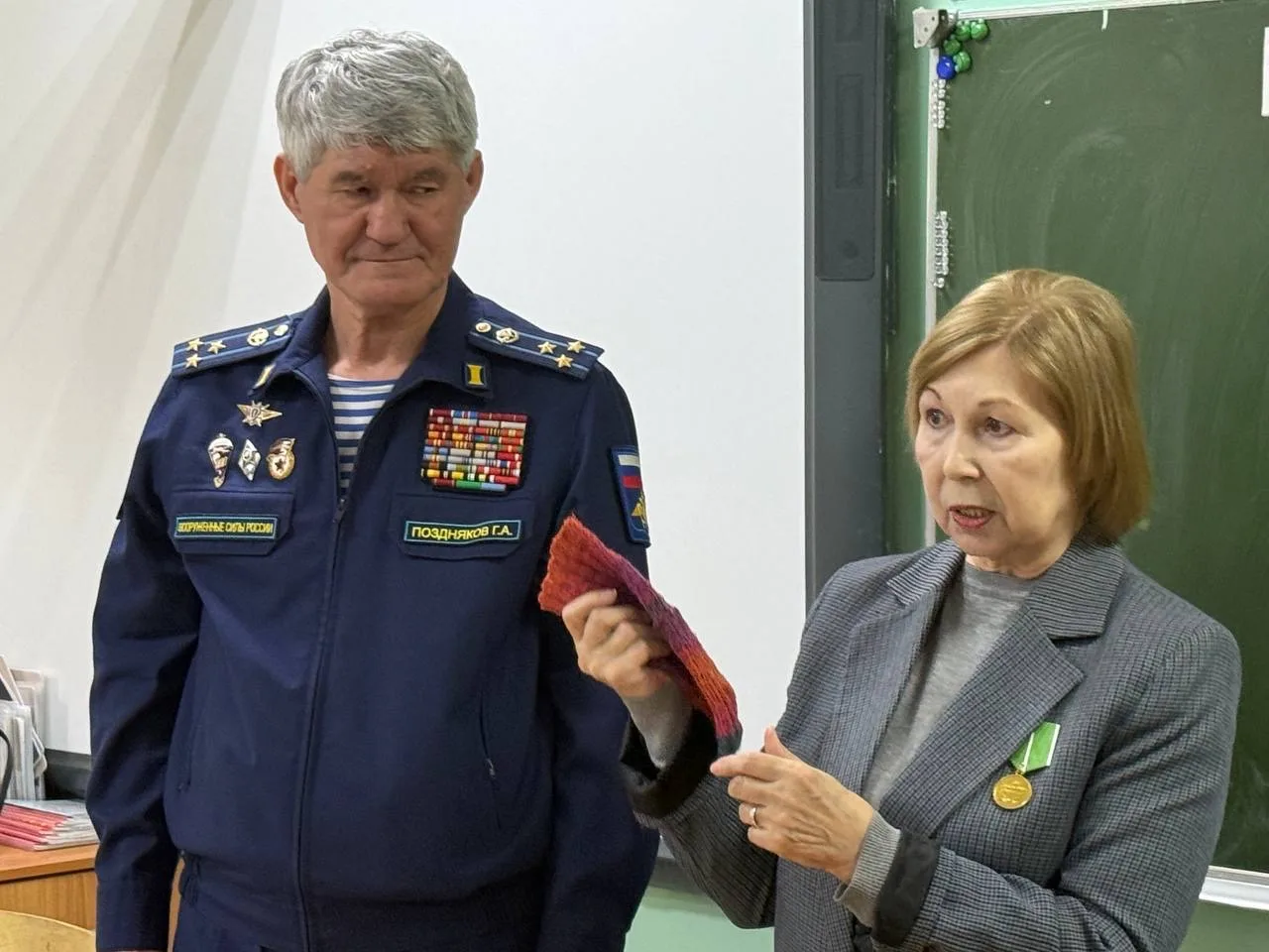 🇷🇺 Урок мужества во 2В классе  📌В нашем 2В классе состоялся важный и трогательный Урок мужества. Поч