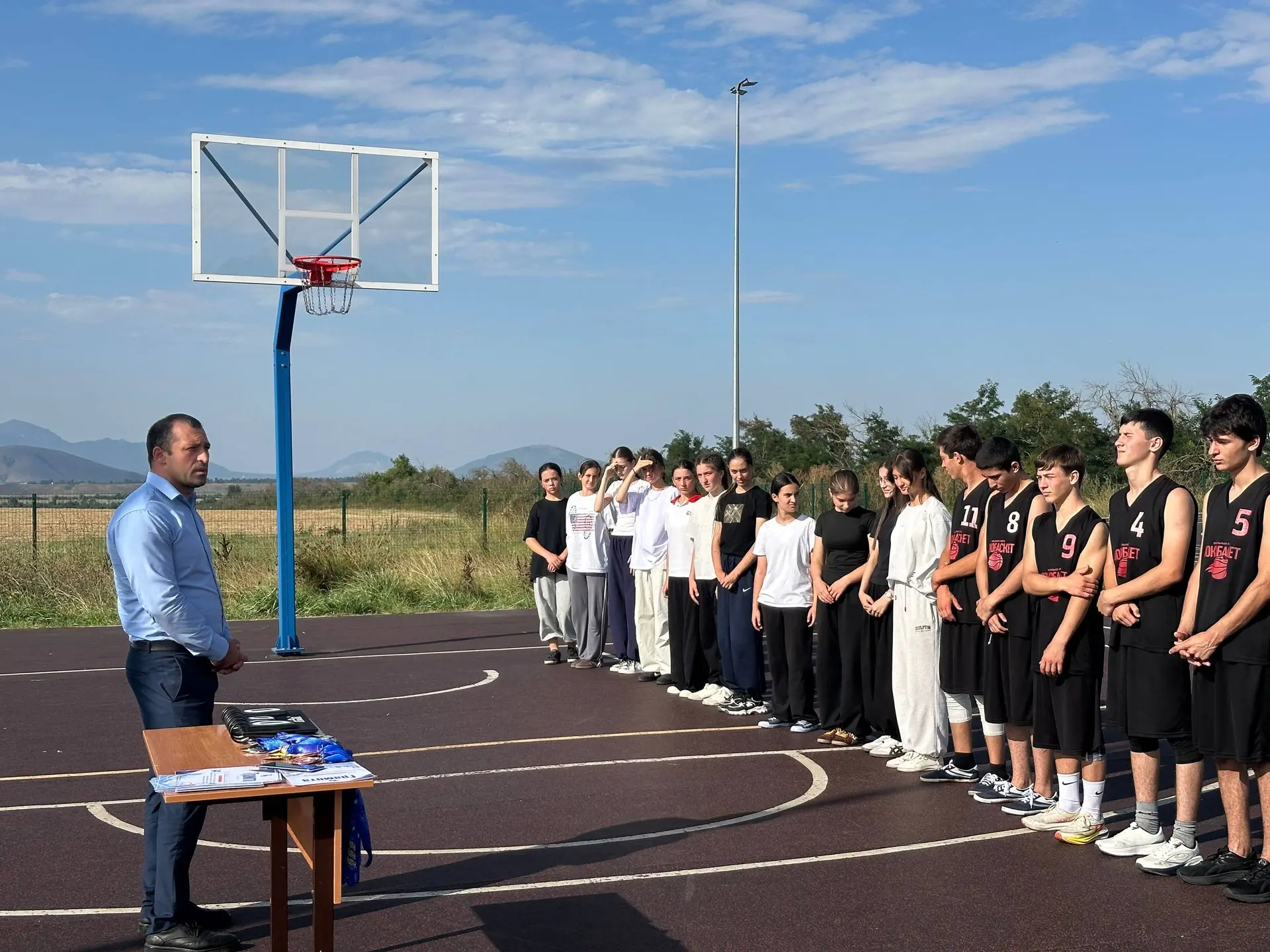 🏀 В Зольском муниципальном районе прошёл турнир по стритболу «Нет террору».