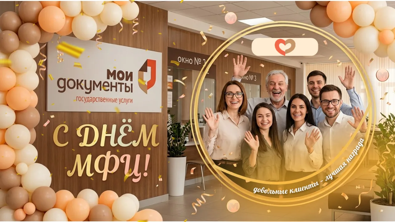 🏢 С Днём работника МФЦ!

Сегодня свой профессиональный праздник отмечают специалисты, которые ежедн