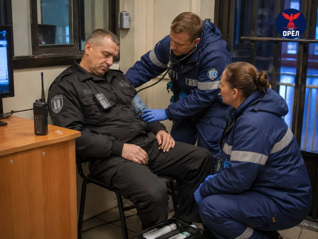 😱В Орловской области охранник умер прямо на работе.