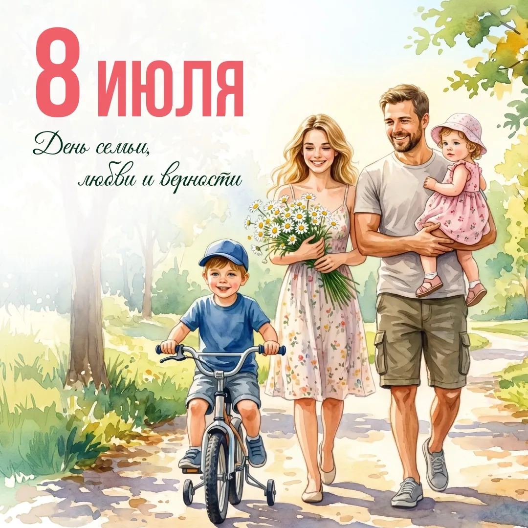 Поздравляем с Днем семьи, любви и верности! ❤️

8 июля — день, когда особенно хочется сказать спасиб