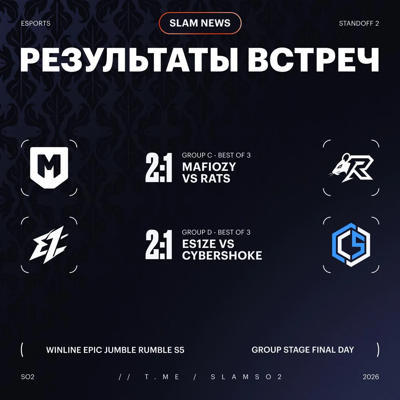 ♥️ MAFIOZY & 💚 ES1ZE В PLAY-OFF EPIC JUMBLE RUMBLE S5