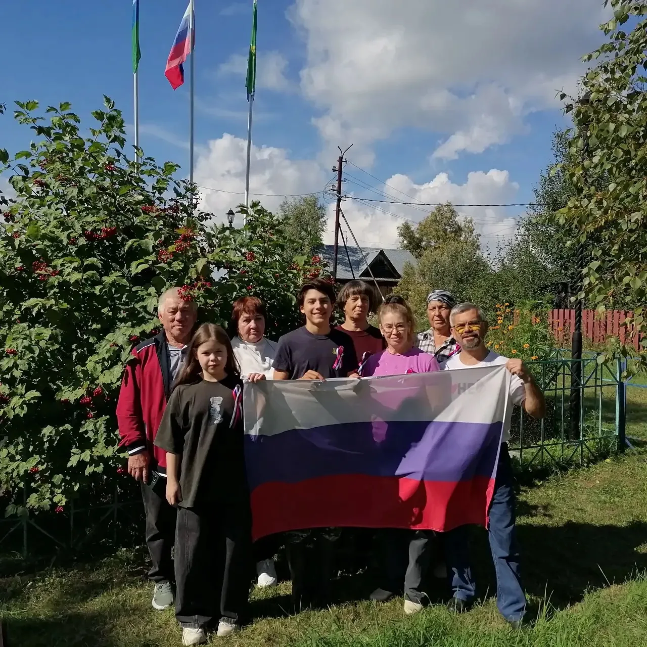 22 августа, в День Государственного флага России, в клубе села Былино прошел замечатель...