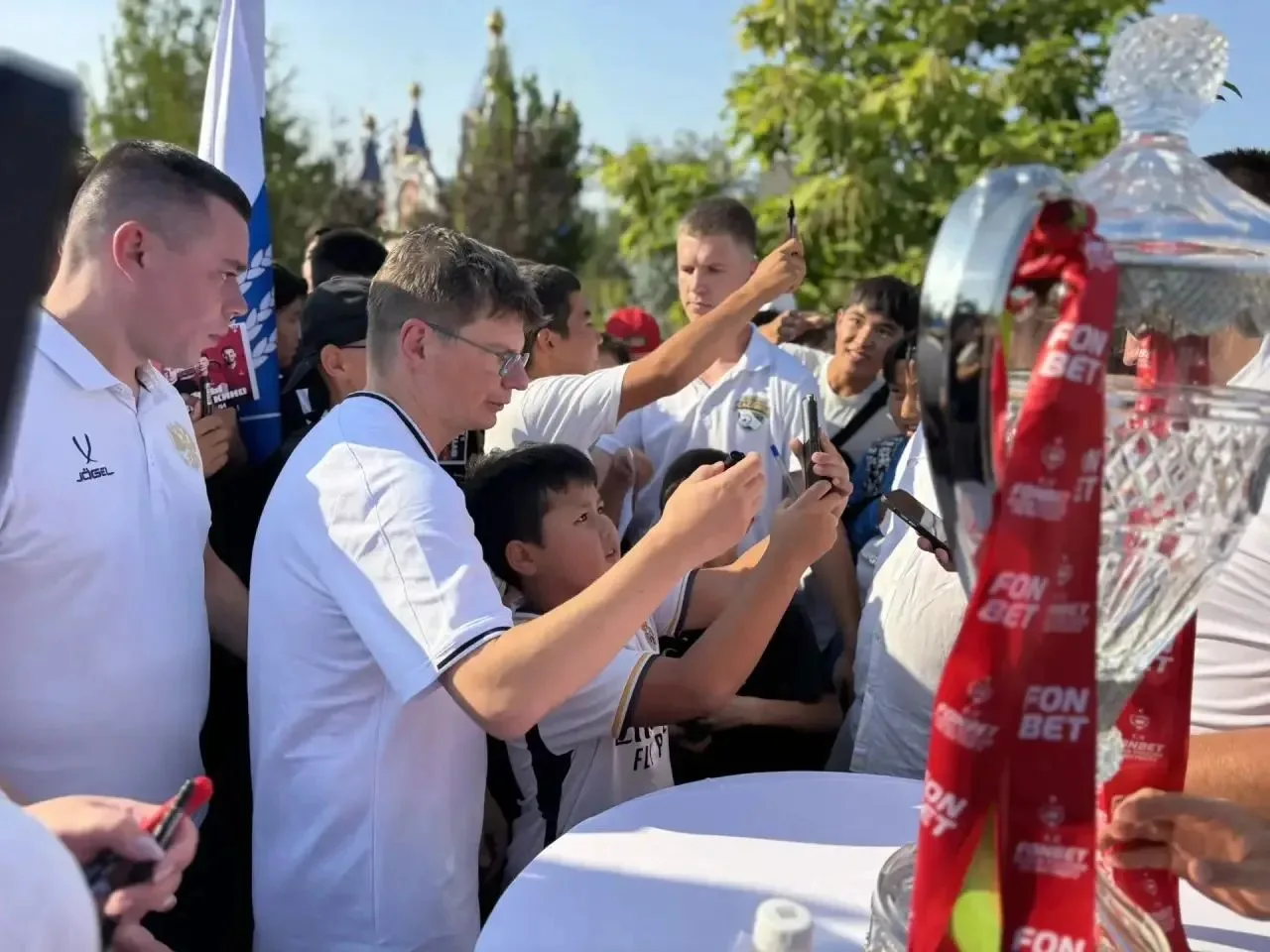 Андрей Аршавин, Юрий Жирков и Гильерме побывали в Камызяке