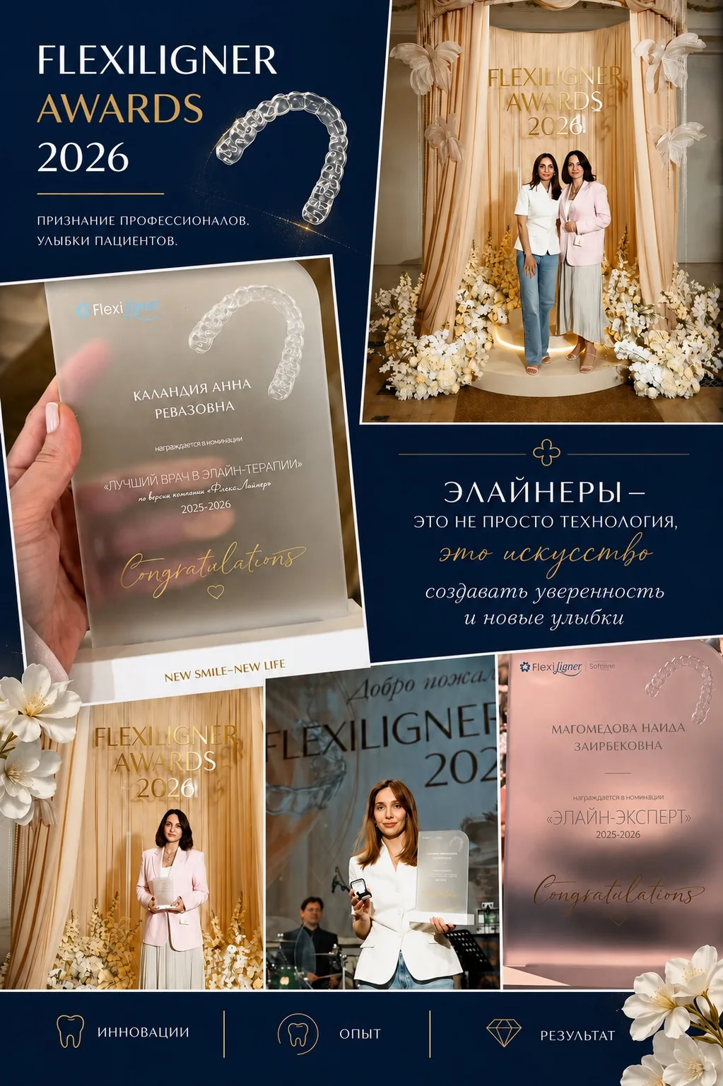 🏆 Гордимся достижениями наших специалистов!

На церемонии FlexiLigner Awards 2026 врачи клиники «Сп
