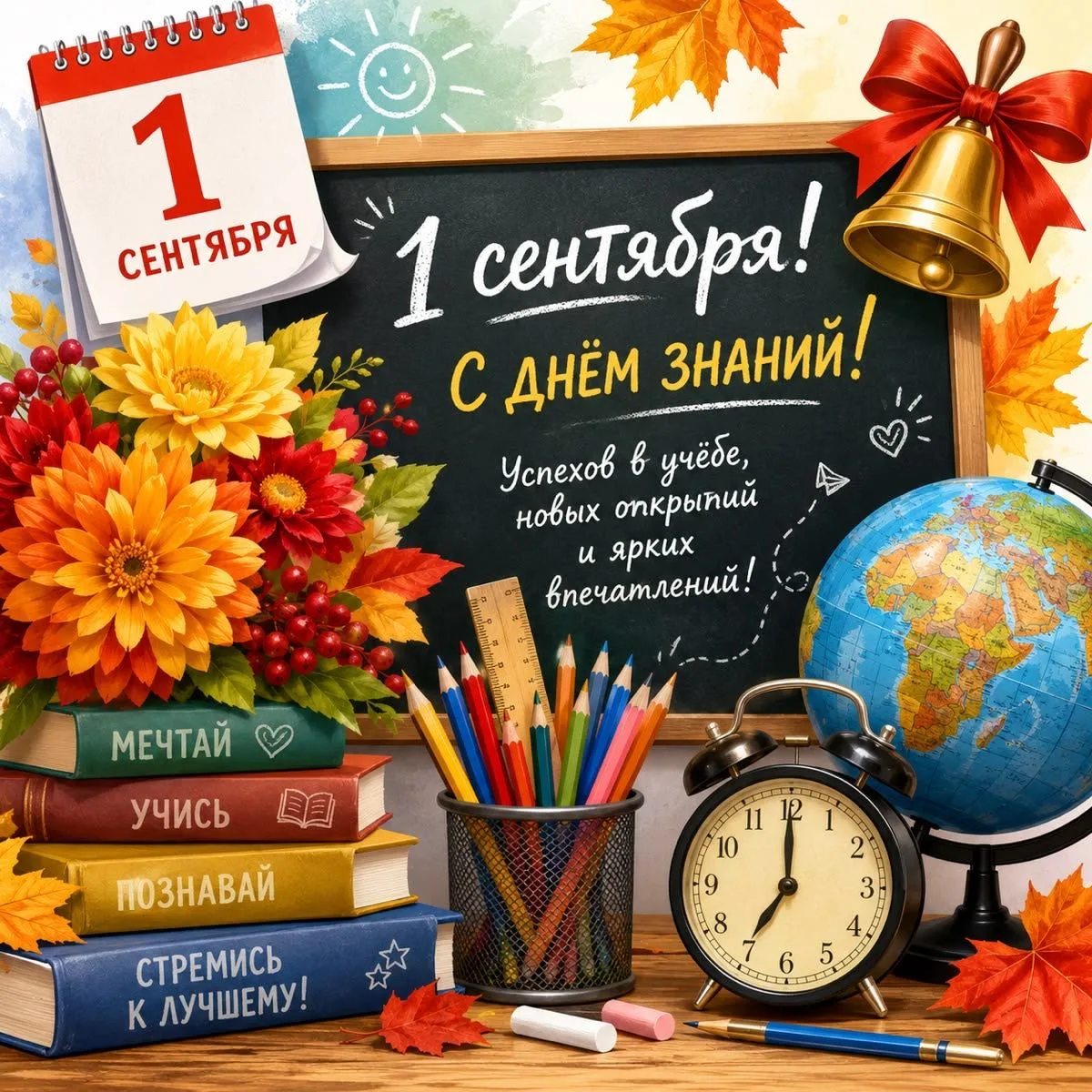 Сентябрь вновь открывает двери в мир знаний, новых открытий и важных достижений. 1 сент...
