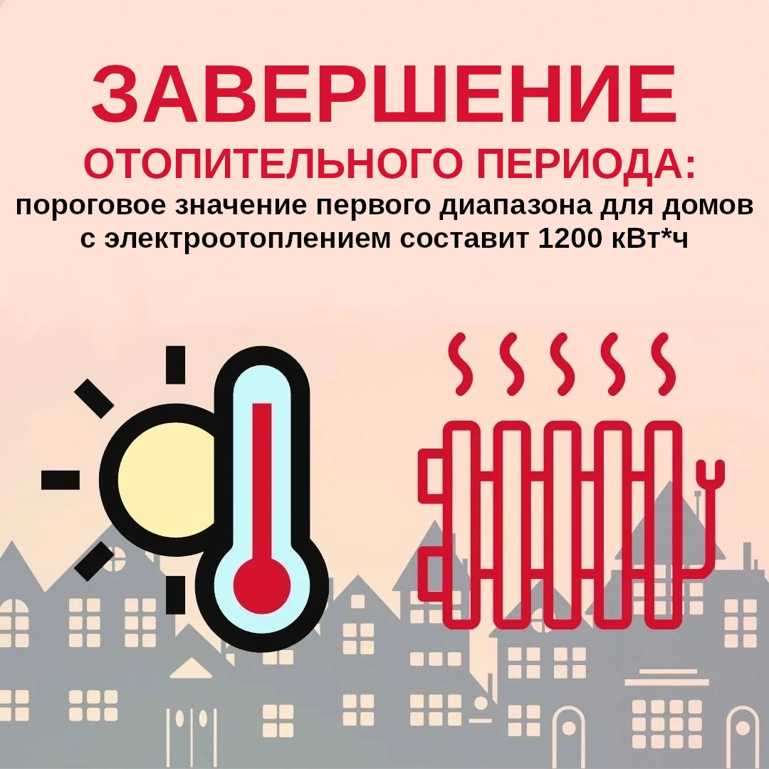❗️Друзья! Информация для вологжан, проживающих в домах с электроотоплением.