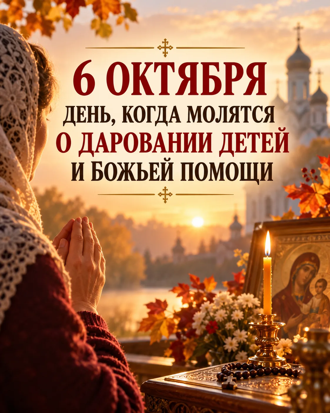 6 октября Православная Церковь вспоминает Зачатие святого Иоанна Предтечи — того самого...