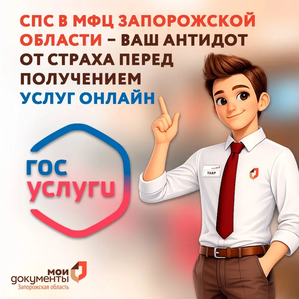 СПС в МФЦ Запорожской области – ваш антидот от страха перед получением услуг онлайн 

Добрый день, с