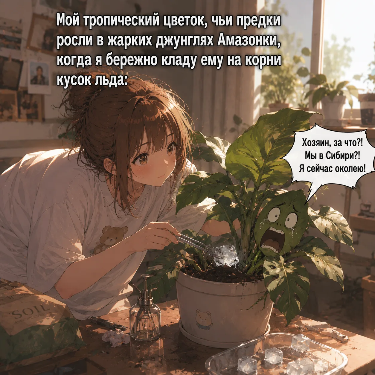 Спасение для комнатных цветов

Этот пост для тех, кто периодически забывает полить свои растения, и 