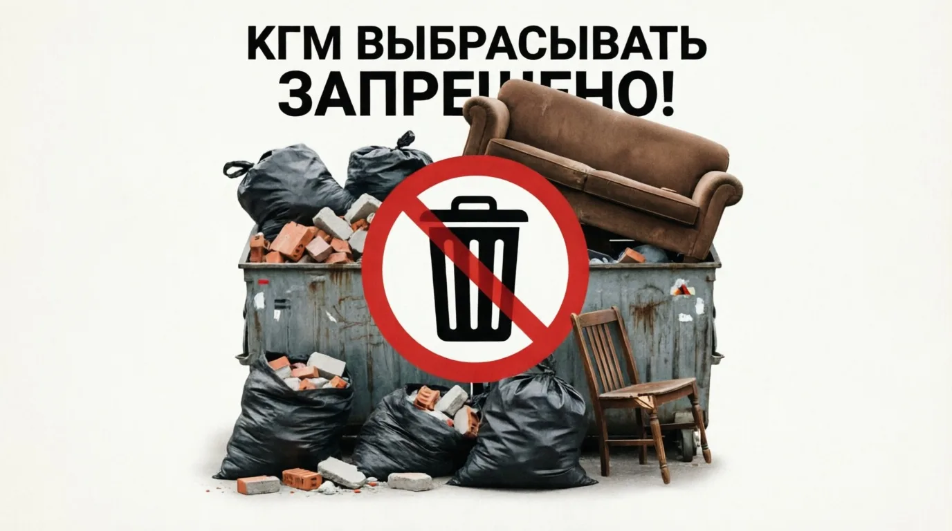 КГМ не для площадок для ТКО‼️

ООО «УК «Левобережная»  уведомляет, что за выброс мусора в непредназн