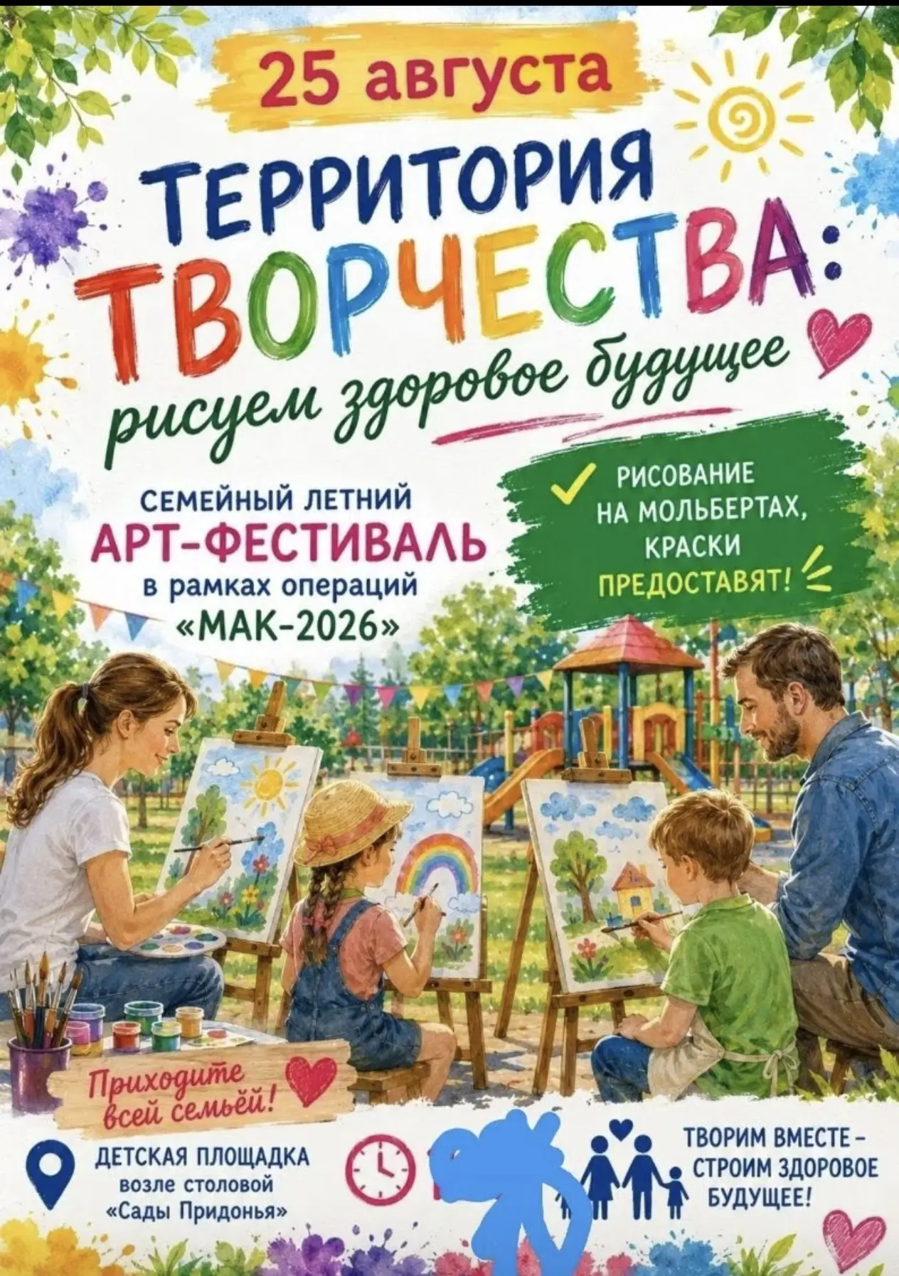 «Территория творчества: рисуем здоровое будущее"