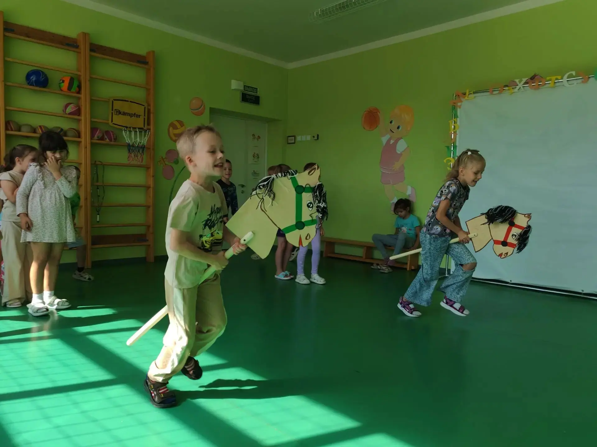 В рамках муниципального проекта «Возрождение казачьих традиций в детских садах Волоконо...