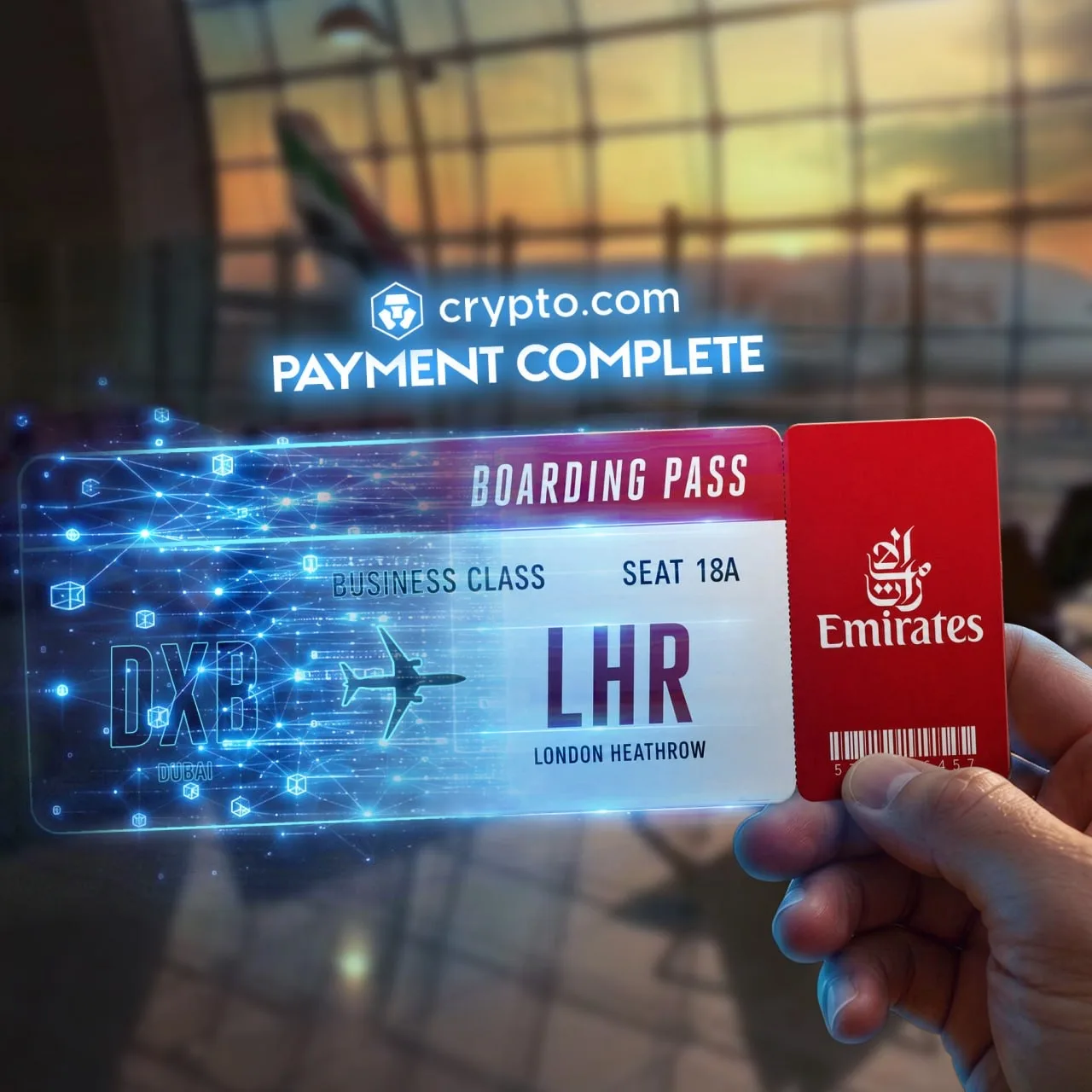 Emirates начала принимать криптовалюту для оплаты авиабилетов.

Пассажиры теперь могут оплачивать би