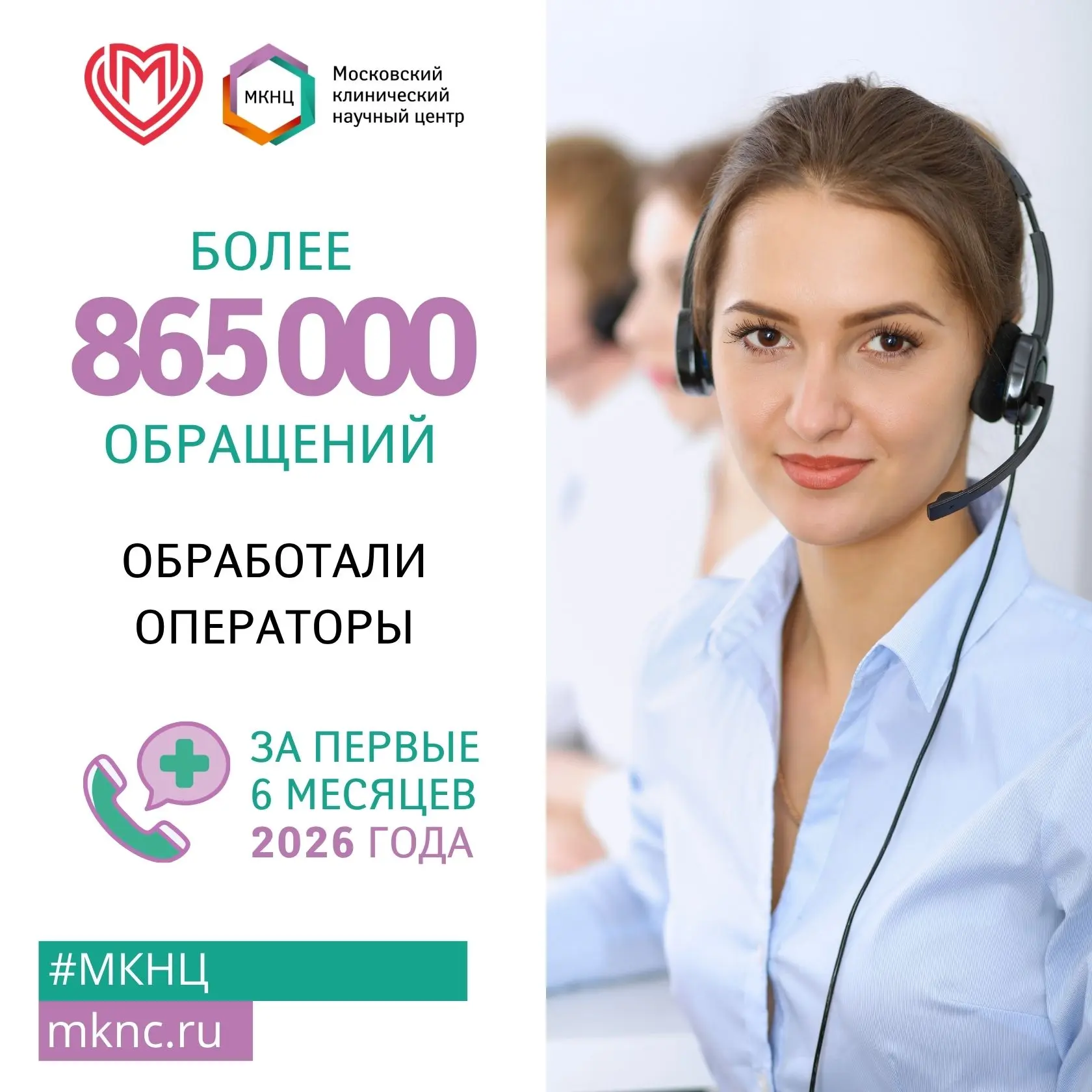 8️⃣6️⃣9️⃣ 5️⃣4️⃣3️⃣ звонков приняли сотрудники Единого контакт-центра и колл-центра #МКНЦЛогинова в 