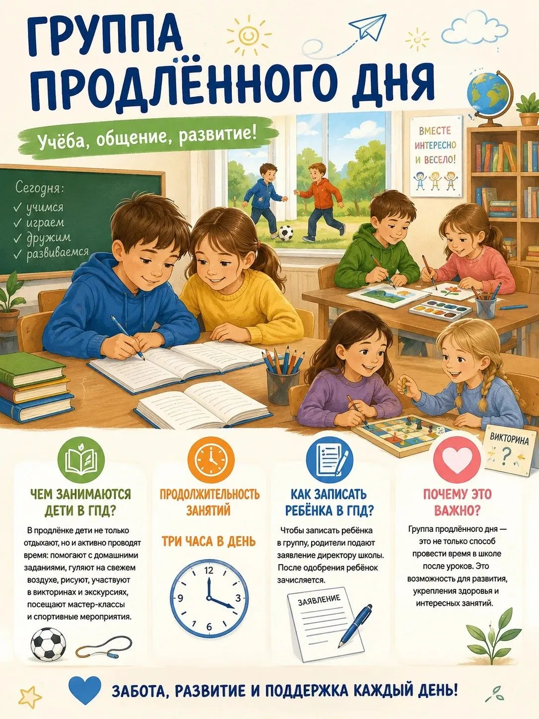В школах Верхнекамского округа для обучающихся 1-4 классов начинают