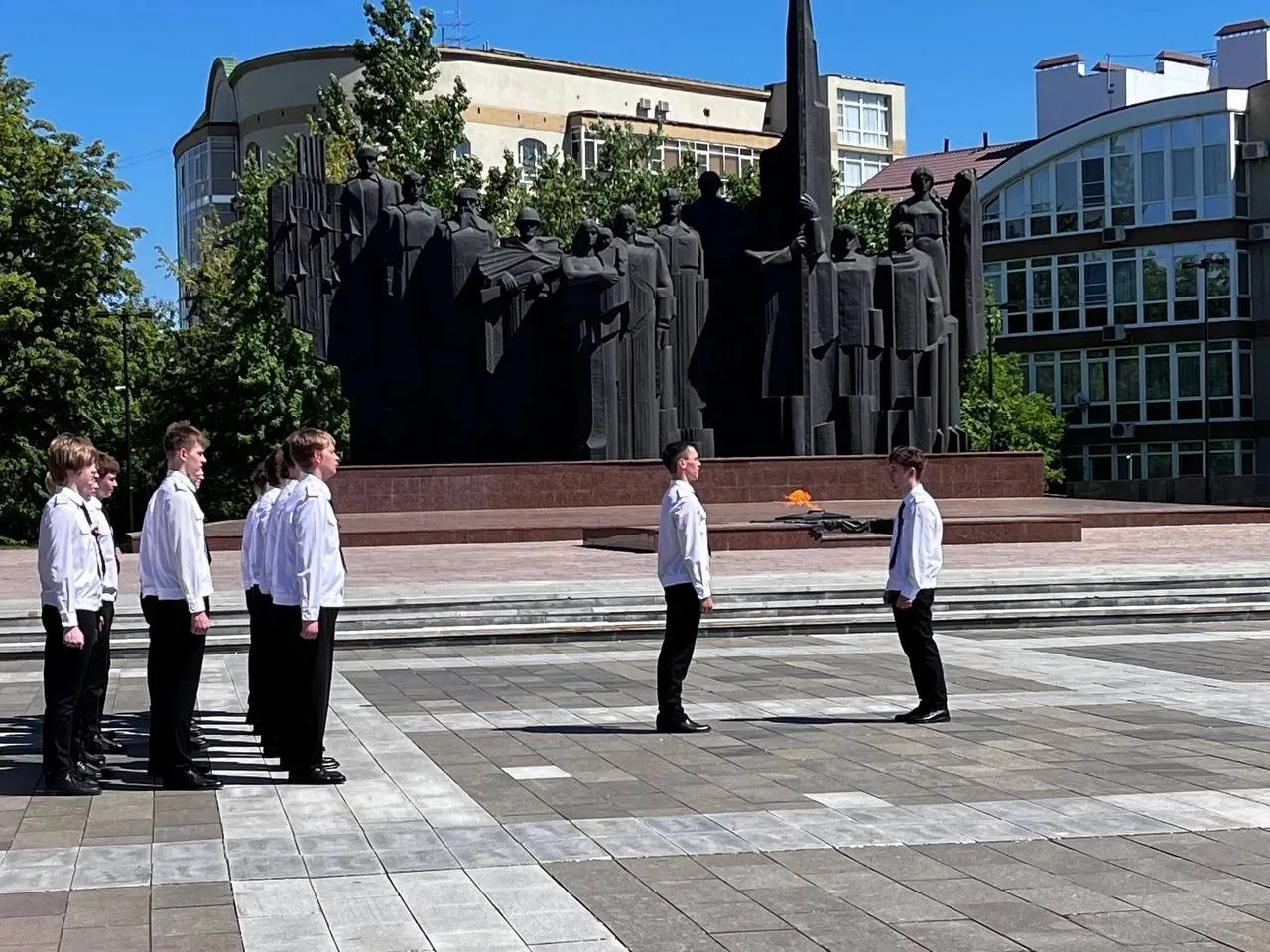 Подведены итоги Всероссийского смотра-конкурса строя и строевой песни «На фронте дорог: 1418 дней тр