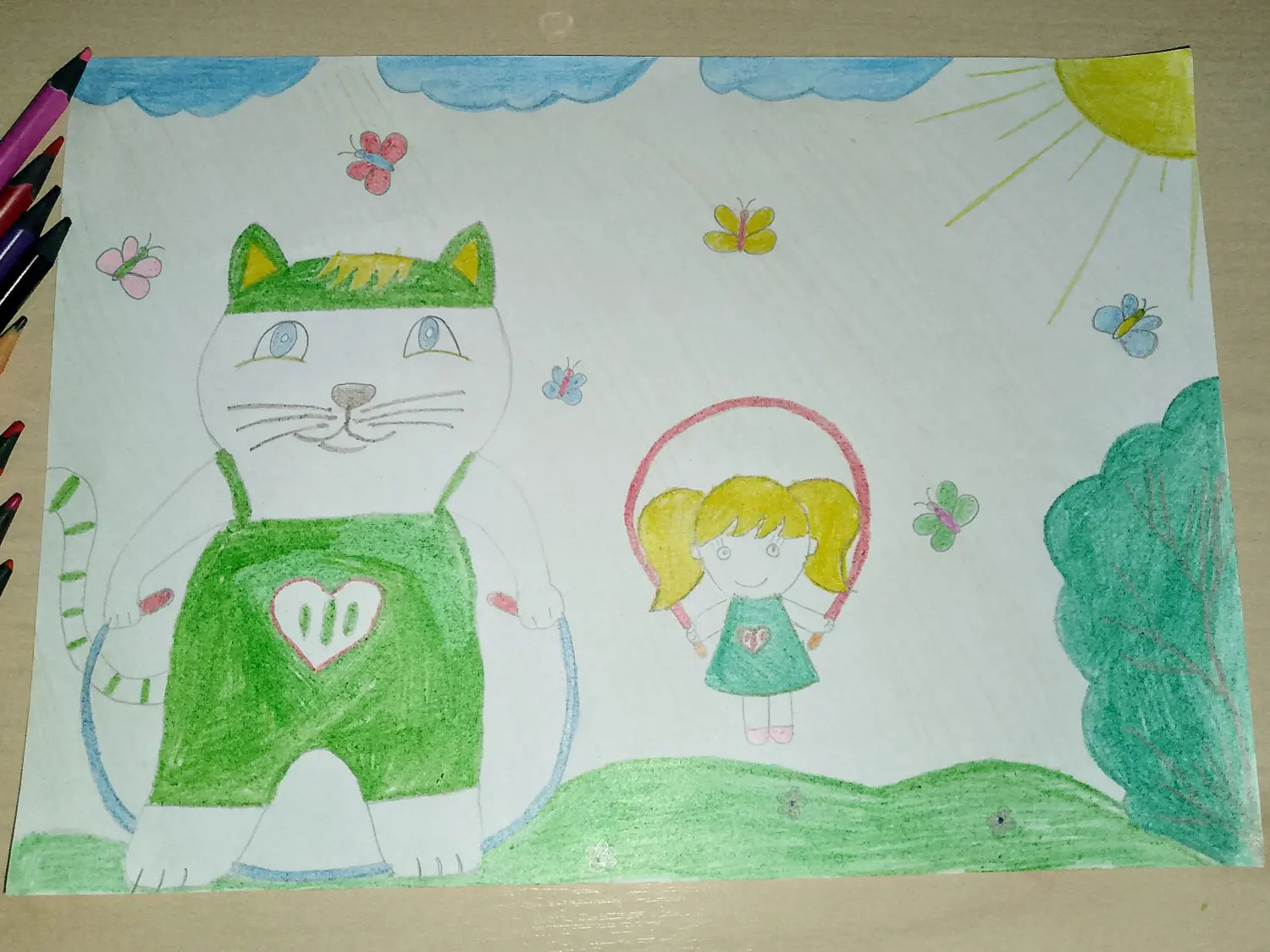 Erid: 2W5zFGzHm77  🎨 Только посмотрите, какие добрые и яркие работы уже присылают ребята на конкурс 