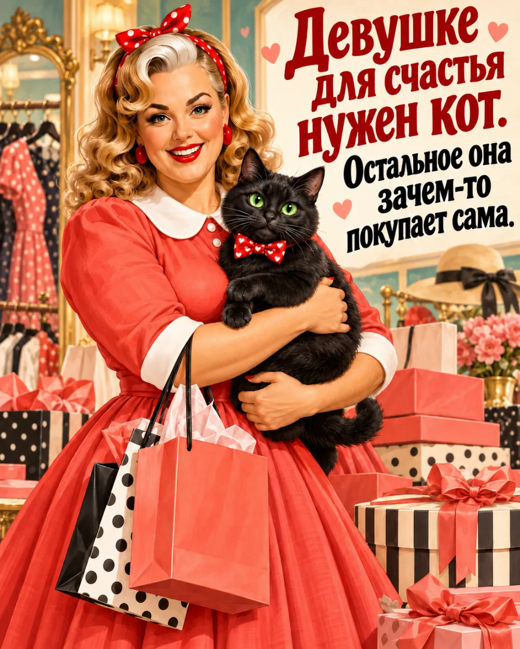🐈 Кот у меня уже есть, теперь покупаю всё для его счастливой жизни.