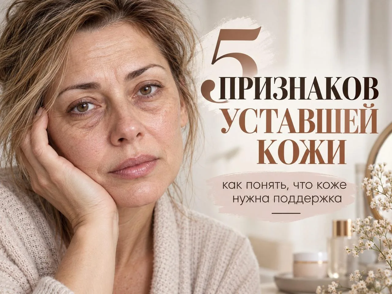 5 ПРИЗНАКОВ УСТАВШЕЙ КОЖИ