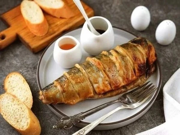 Скумбрия в духовке с горчицей и майонезом Очень вкусный и быстрый рецепт запекания в духовке скумбри