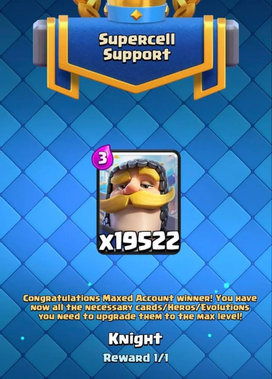 🎁 Призы подвезли, но есть нюанс: Победителям раздали аккаунты в Clash Royale!

🏆 Счастливчикам, ко