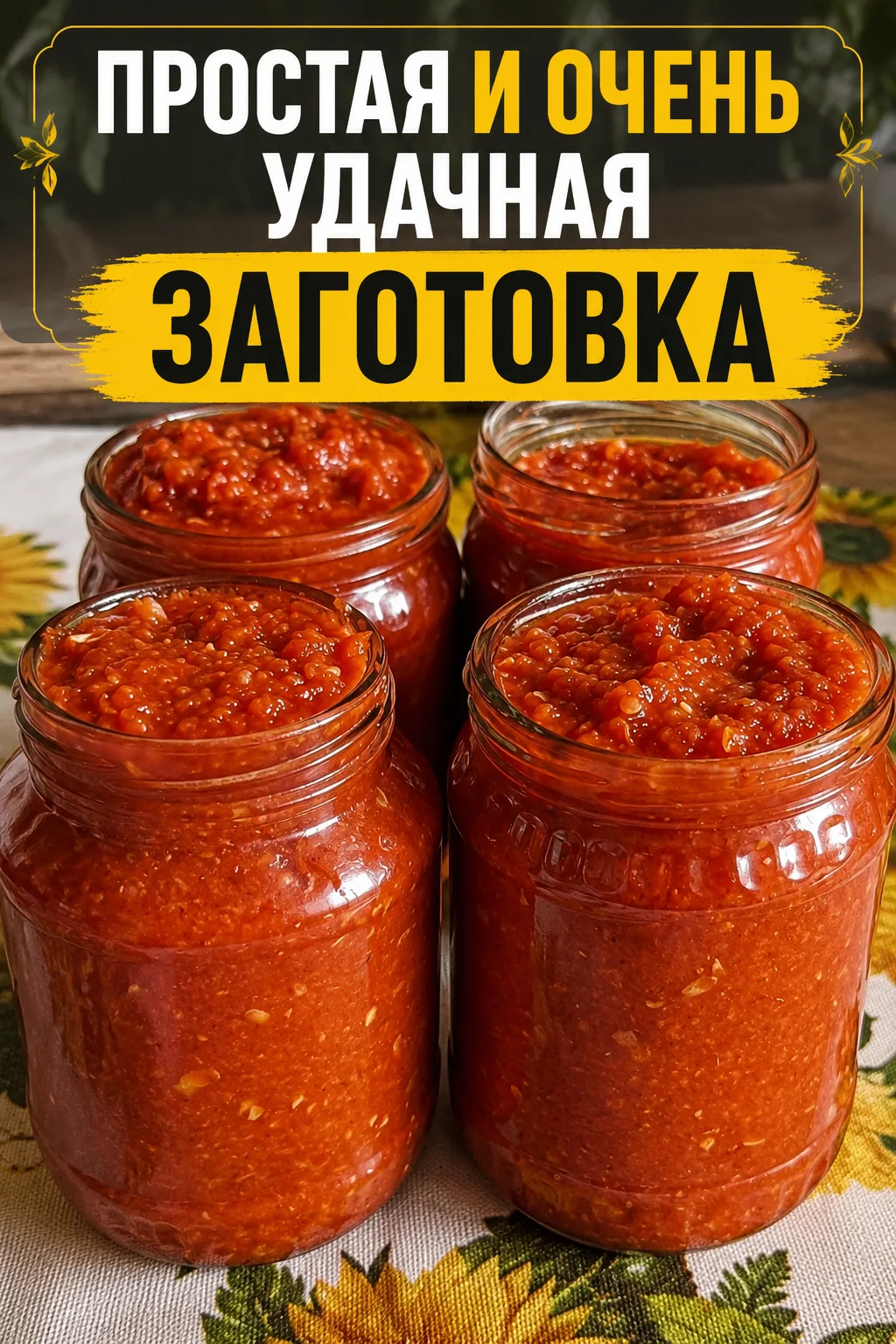 НИКТО НЕ ДОГАДЫВАЕТСЯ, ЧТО ОСНОВА ЭТОЙ АДЖИКИ — КАБАЧКИ 🤩