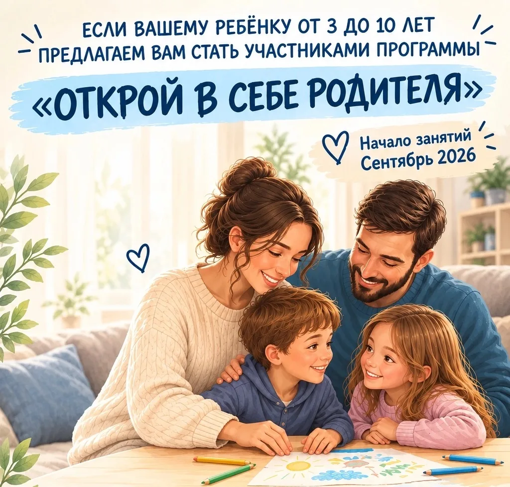 👪 ОТКРОЙ В СЕБЕ РОДИТЕЛЯ