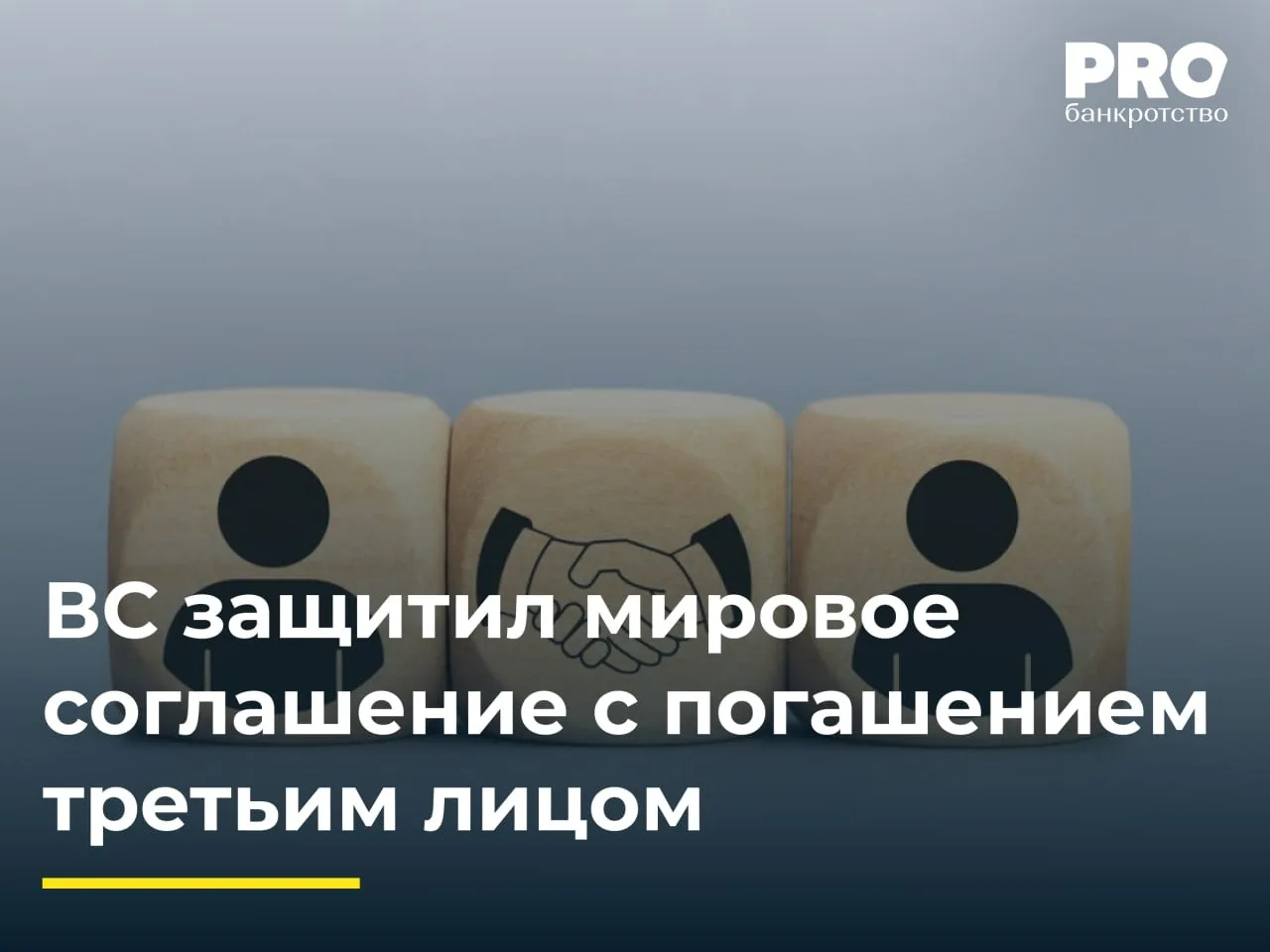 ВС защитил мировое соглашение с погашением третьим лицом