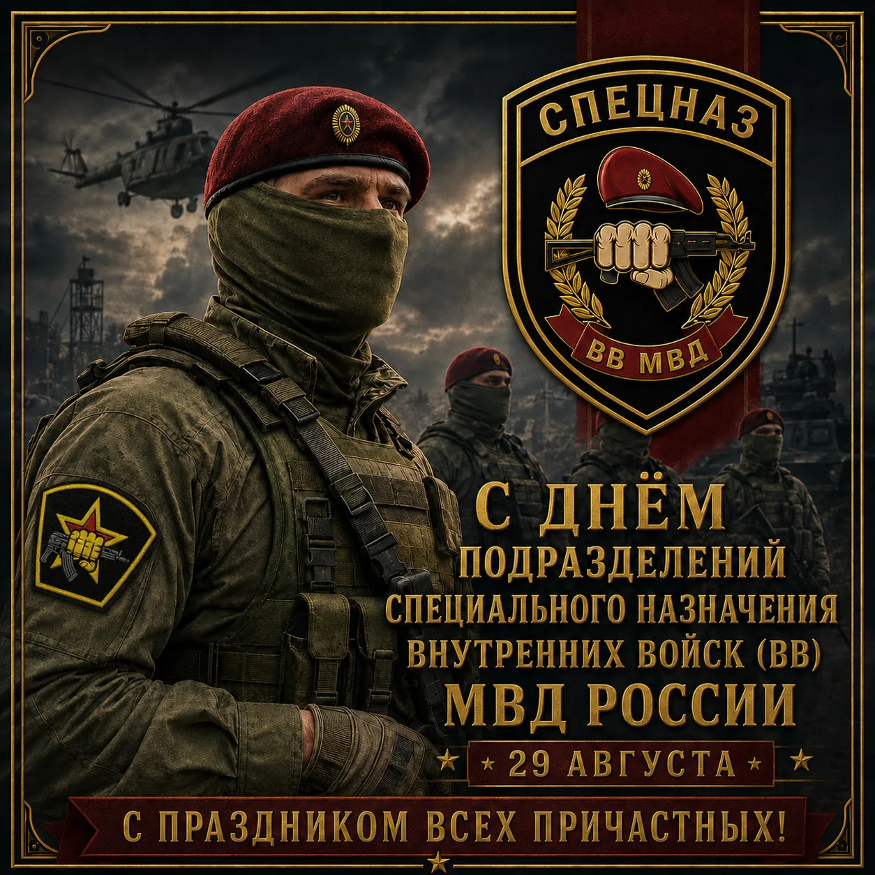 🌟С ДНЁМ СПЕЦНАЗА ВНУТРЕННИХ ВОЙСК