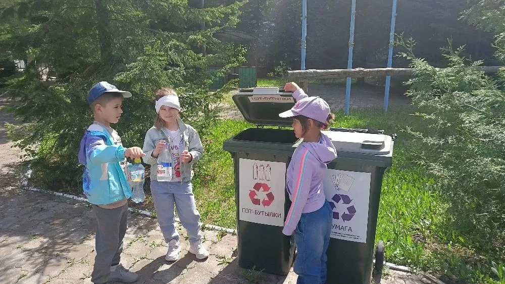 В рамках республиканского конкурса "Эковесна" ДОУ №22 "Гнёздышко" принял активное участие в сборе вт