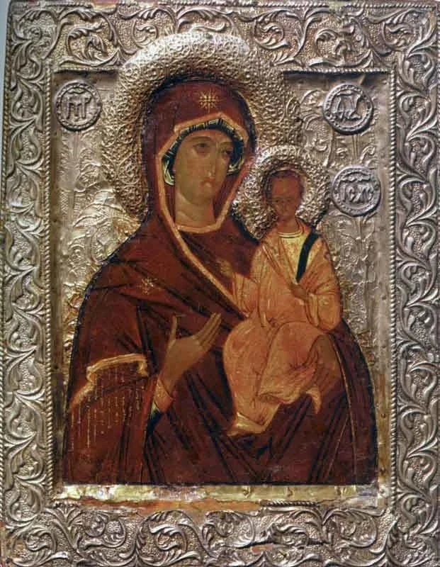 Икона Богородицы Одигитрия Соловецкая.