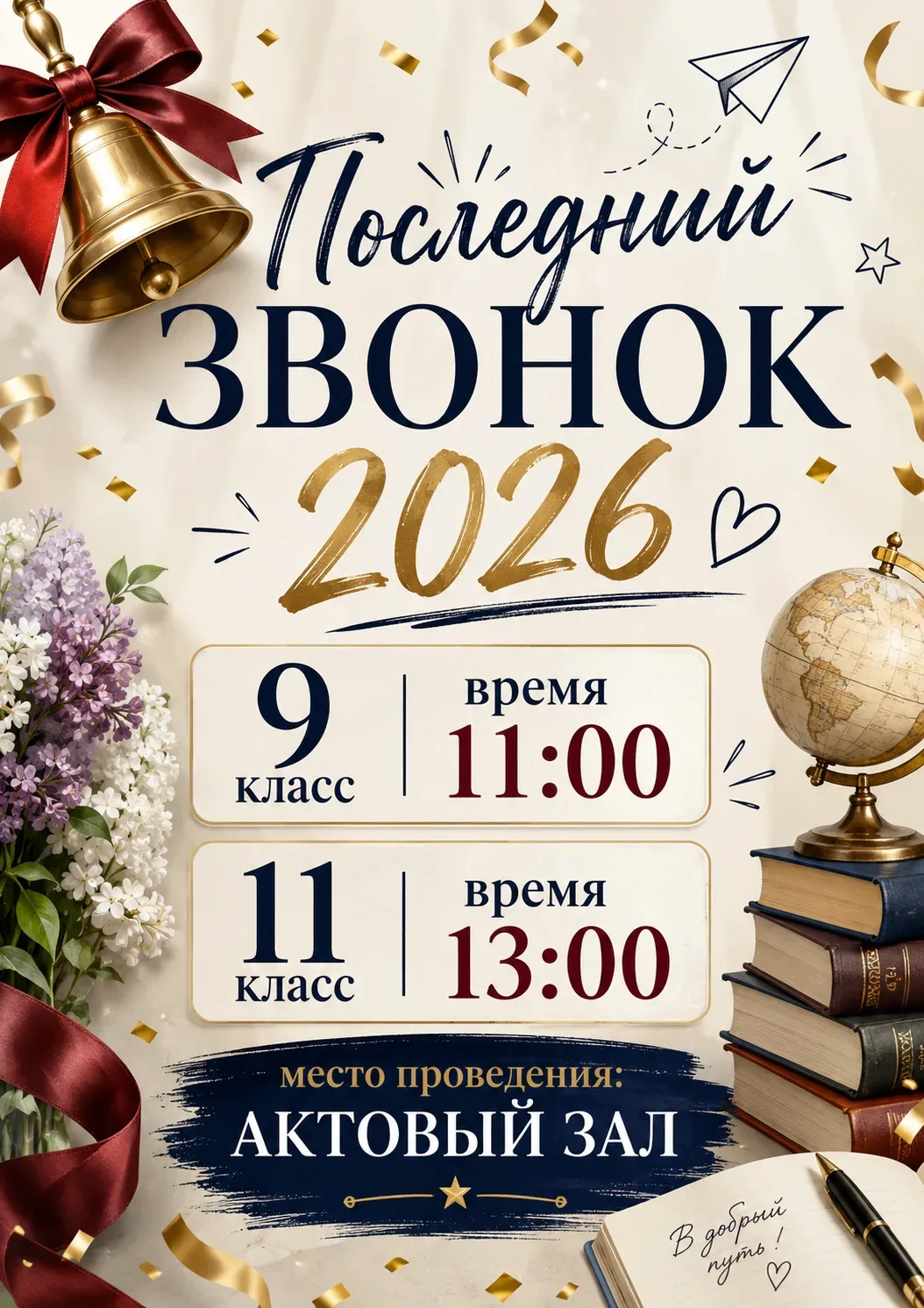 27 мая Последний Звонок