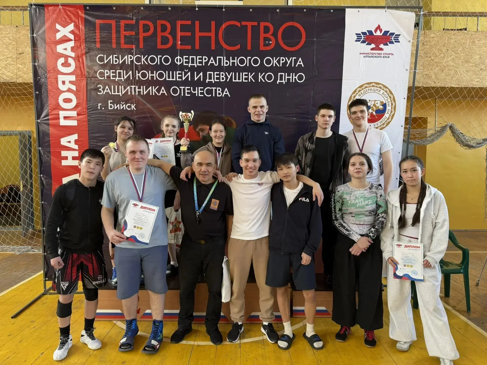 Борцы Юргинского МО завоевали серебро на первенстве Сибирского федерального округа!