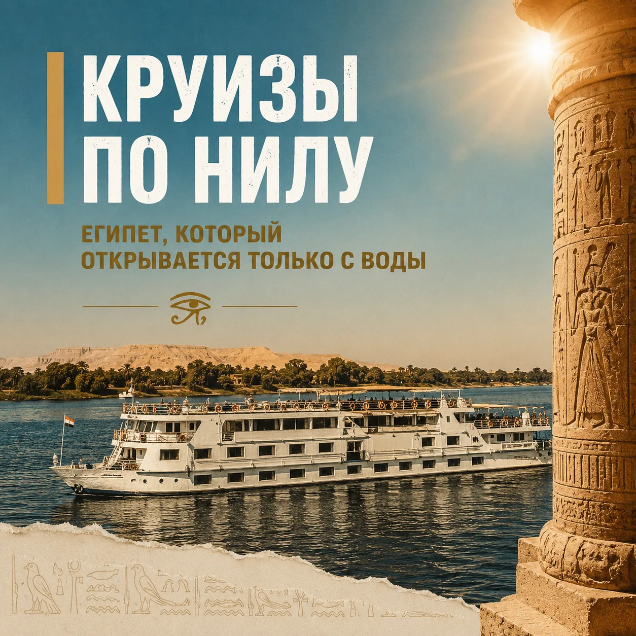 ⛵️ Картинки про Египет помним со школы. Кто-то там уже был не раз и думает, что все видел...

Когда 