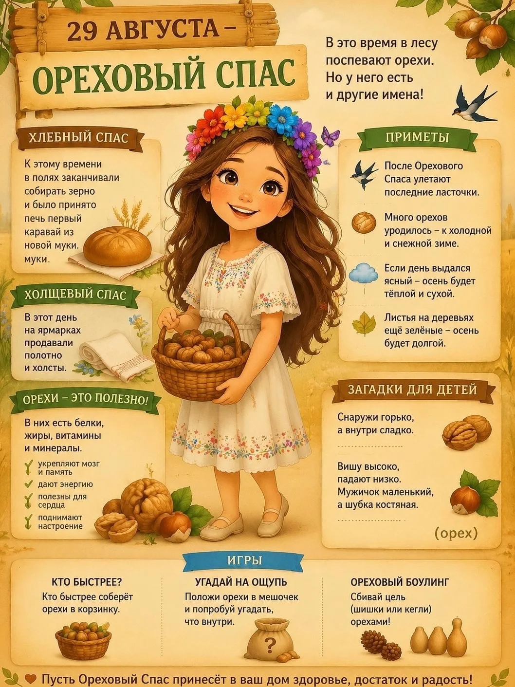 С Ореховым (Хлебным) Спасом! 🌾🍞