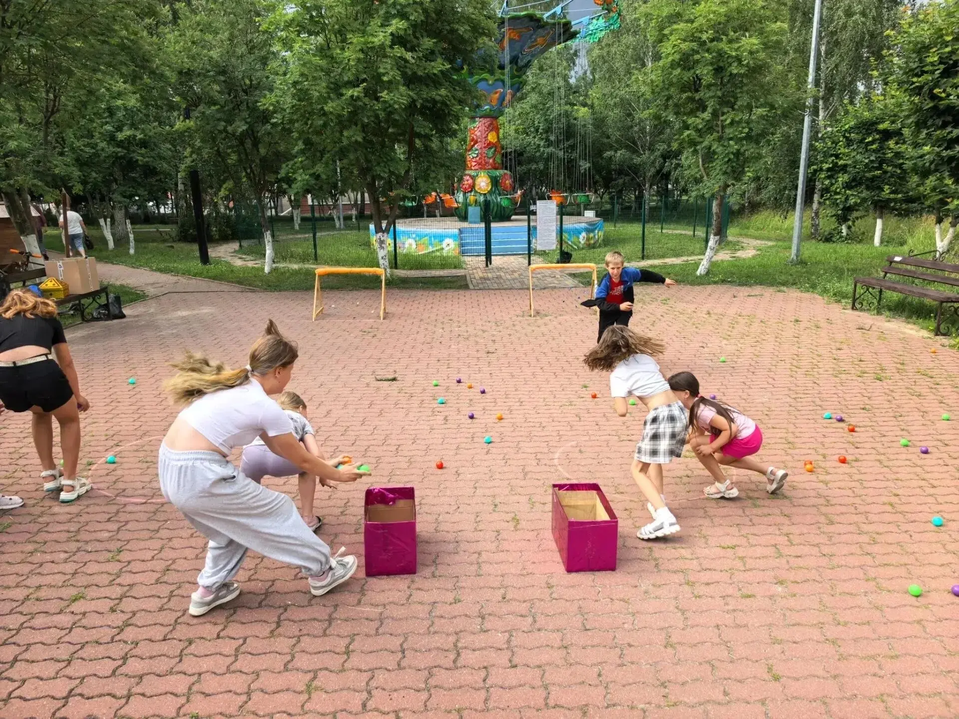 В рамках проекта «Белгородское лето» наш парк превратился в настоящую игровую площадку, где каждая и