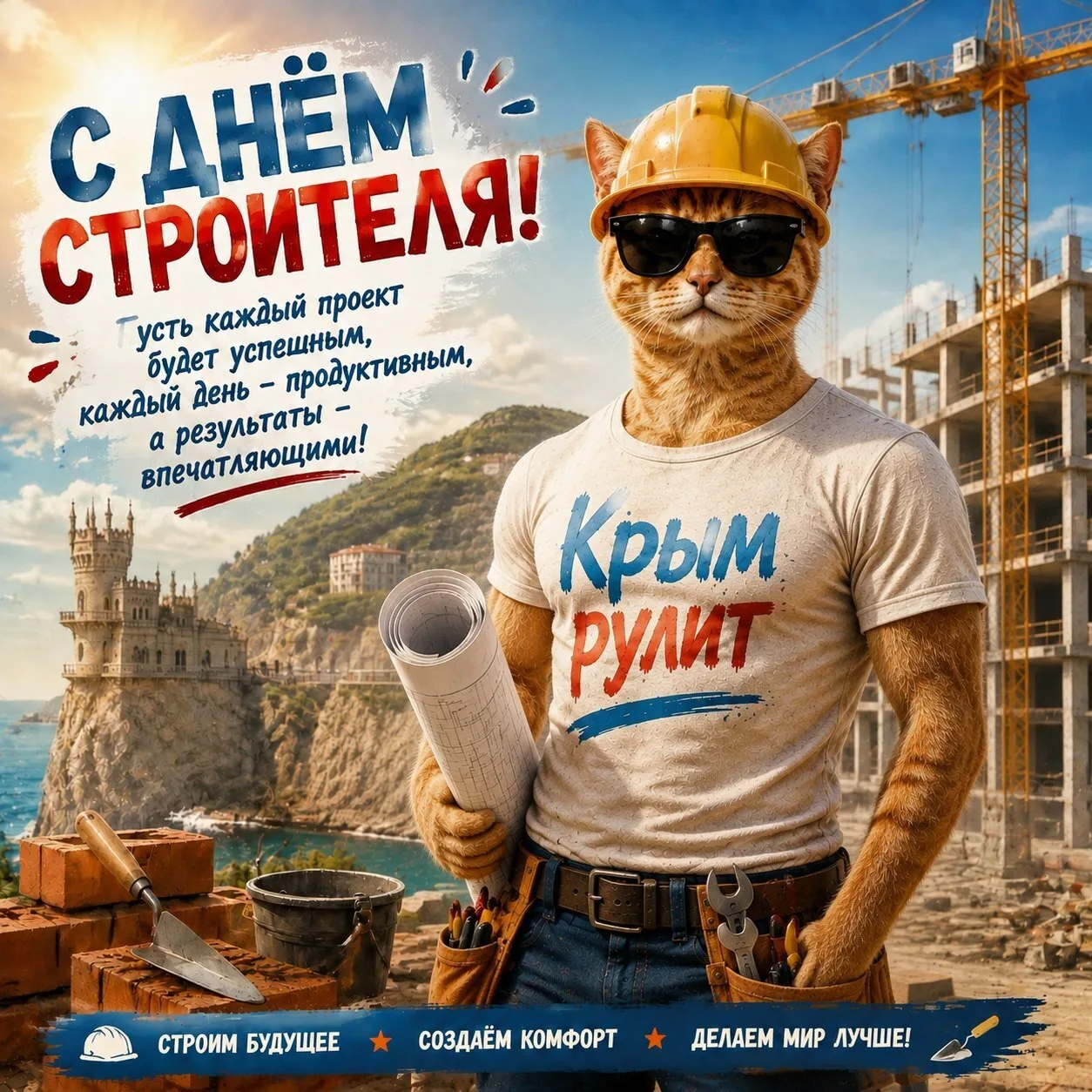 🏗️ С Днём строителя!