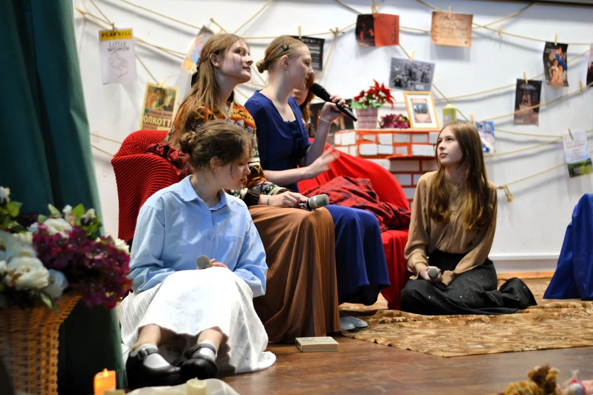 🌸🎭 Премьера состоялась!  Вчера прошла премьера спектакля "Маленькие женщины: история четырёх сестер"