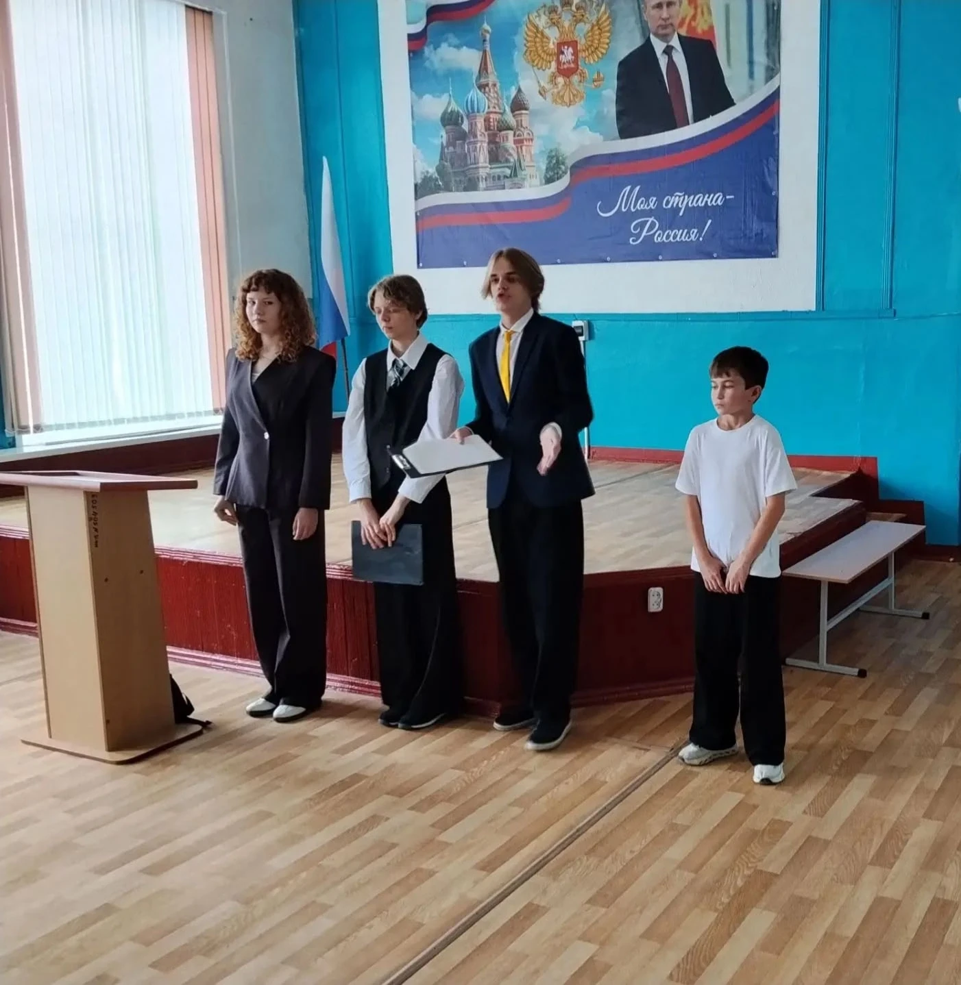 📋 Сегодня в нашей школе состоялись дебаты кандидатов на пост Президента ученического с...