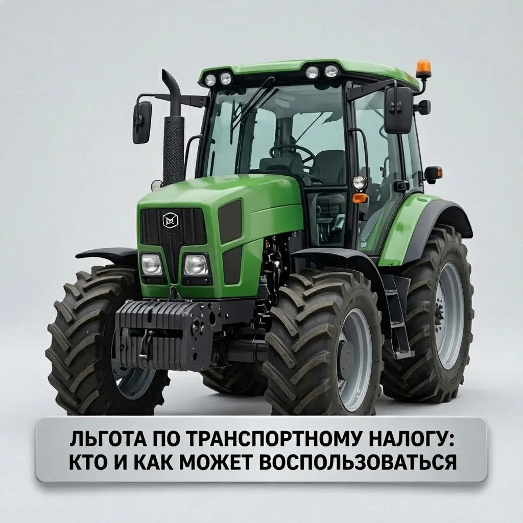 🚜 Льгота по транспортному налогу для сельхозтоваропроизводителей: что важно знать