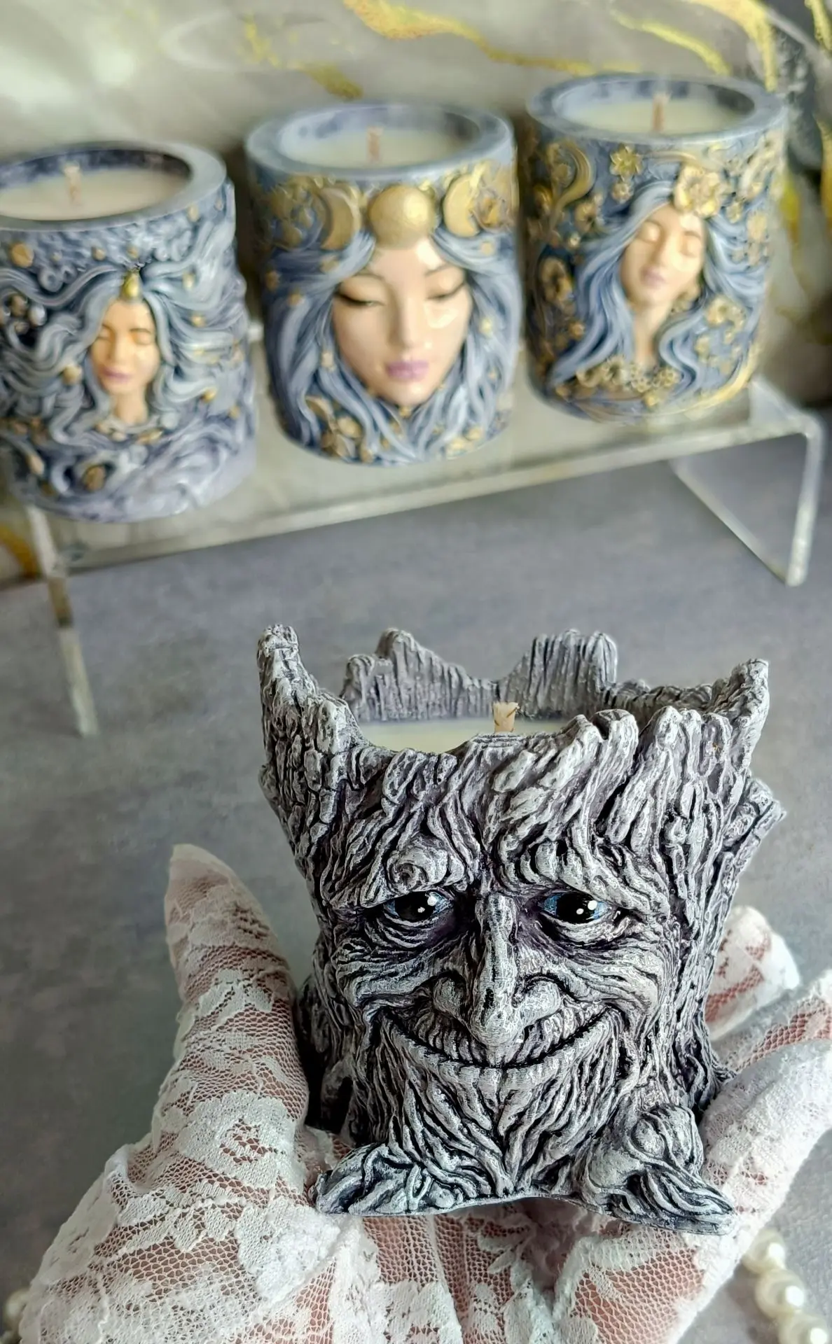 Эксперименты с Лесовичком😄 Вот такой блондин с голубыми глазами получился🌳