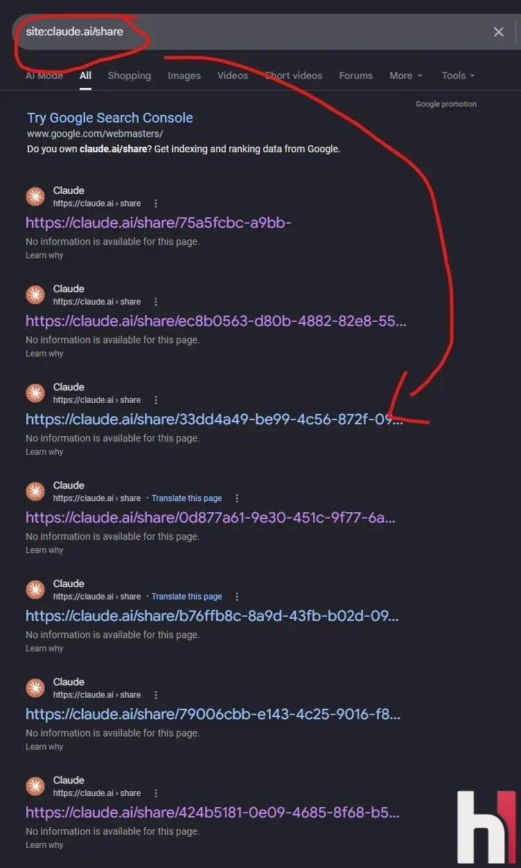 😈 Переписки и документы пользователей Claude утекли в поиск Google

— Речь идет о материалах, опубл